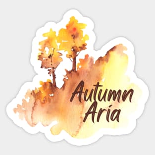 Autumn Aria Sticker